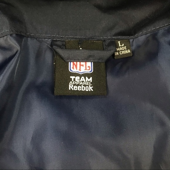 REEBOK Me's Large New England Patriots Genuine Lightweight Windbreaker J… - Picture 9 of 14